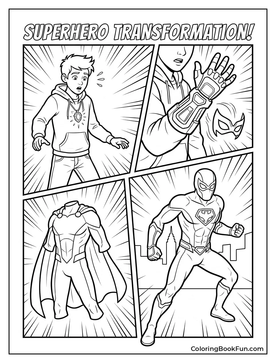 Teen Puts on Superhero Suit