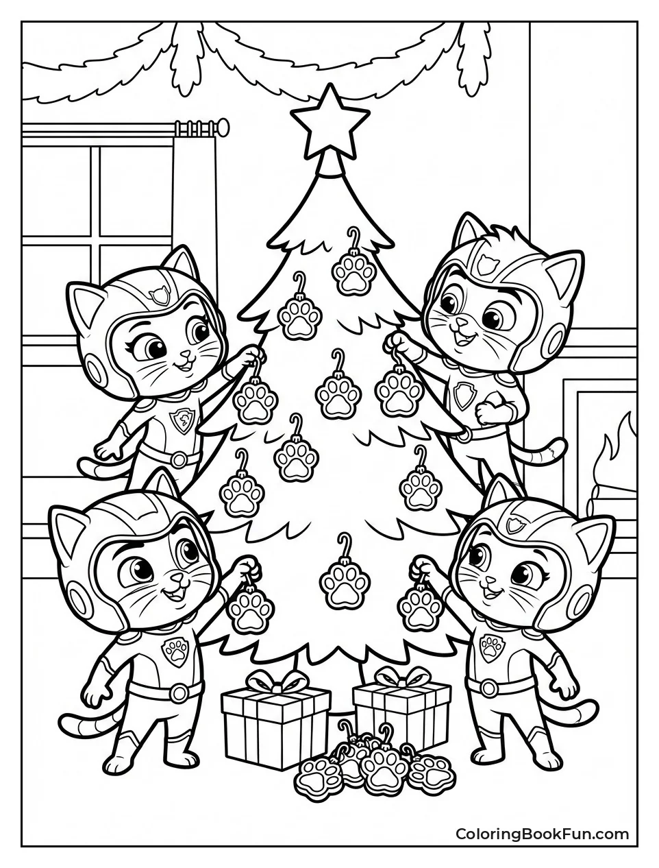 SuperKitties Christmas Tree