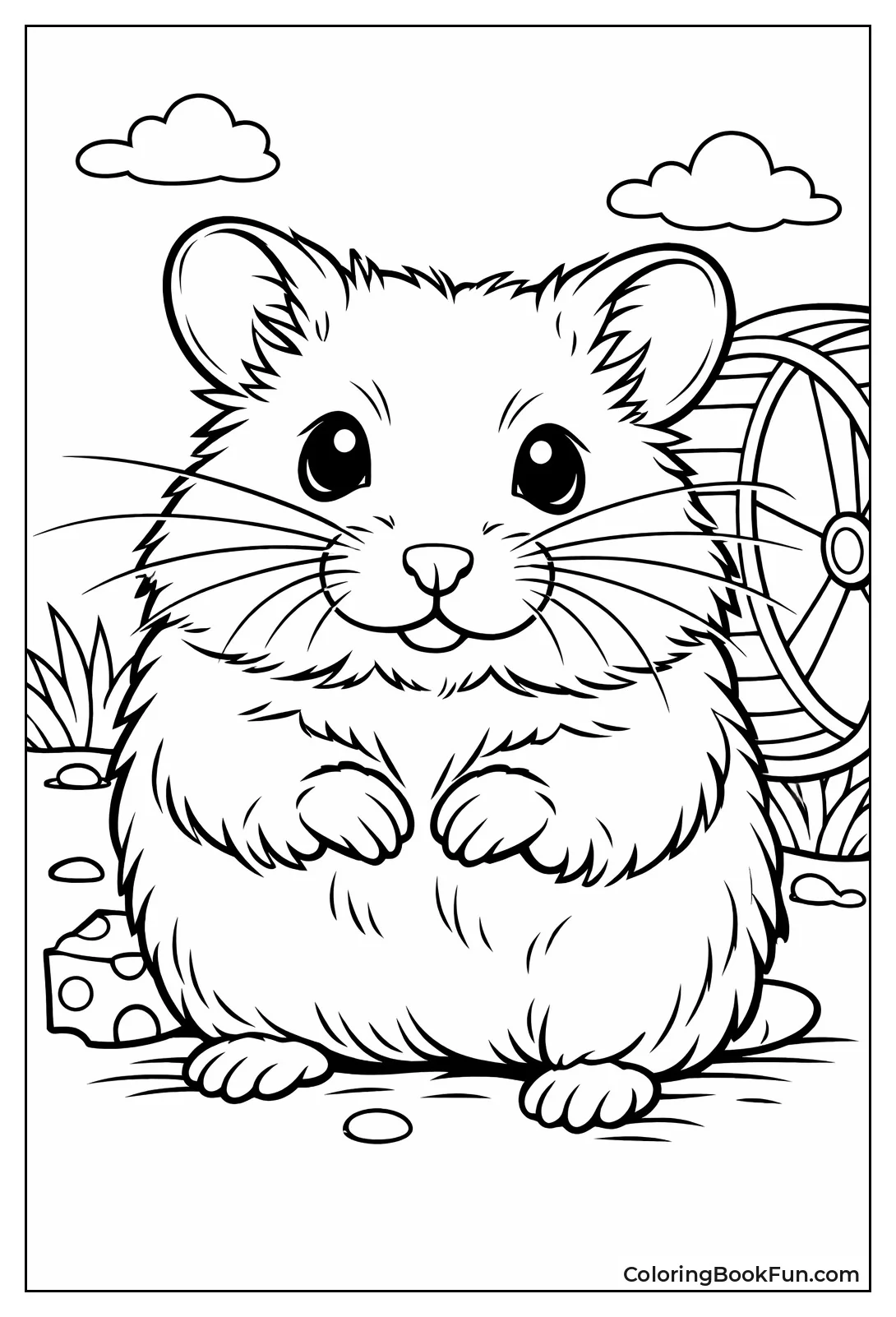 Syrian Hamster Portrait