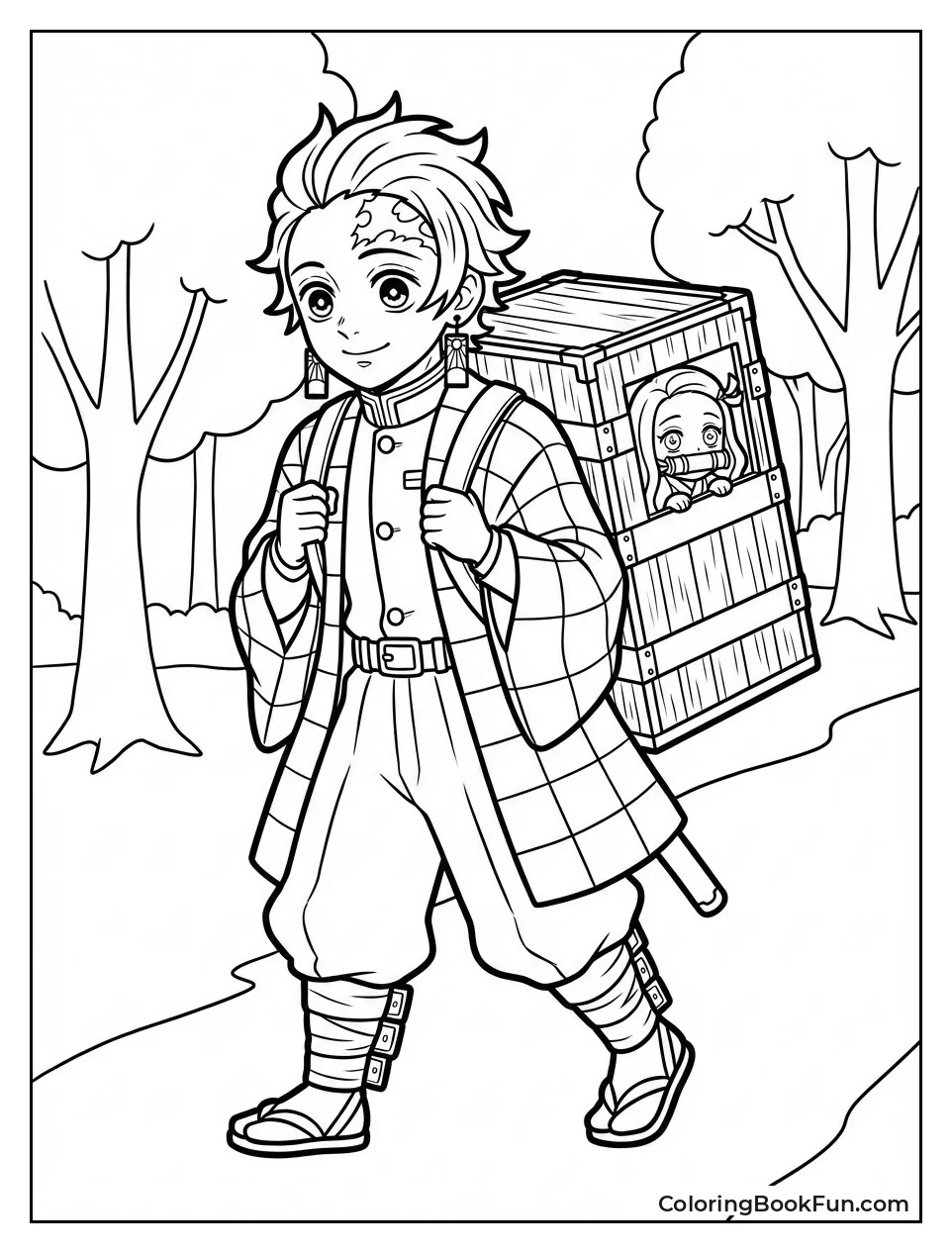 Tanjiro Nezuko Carry