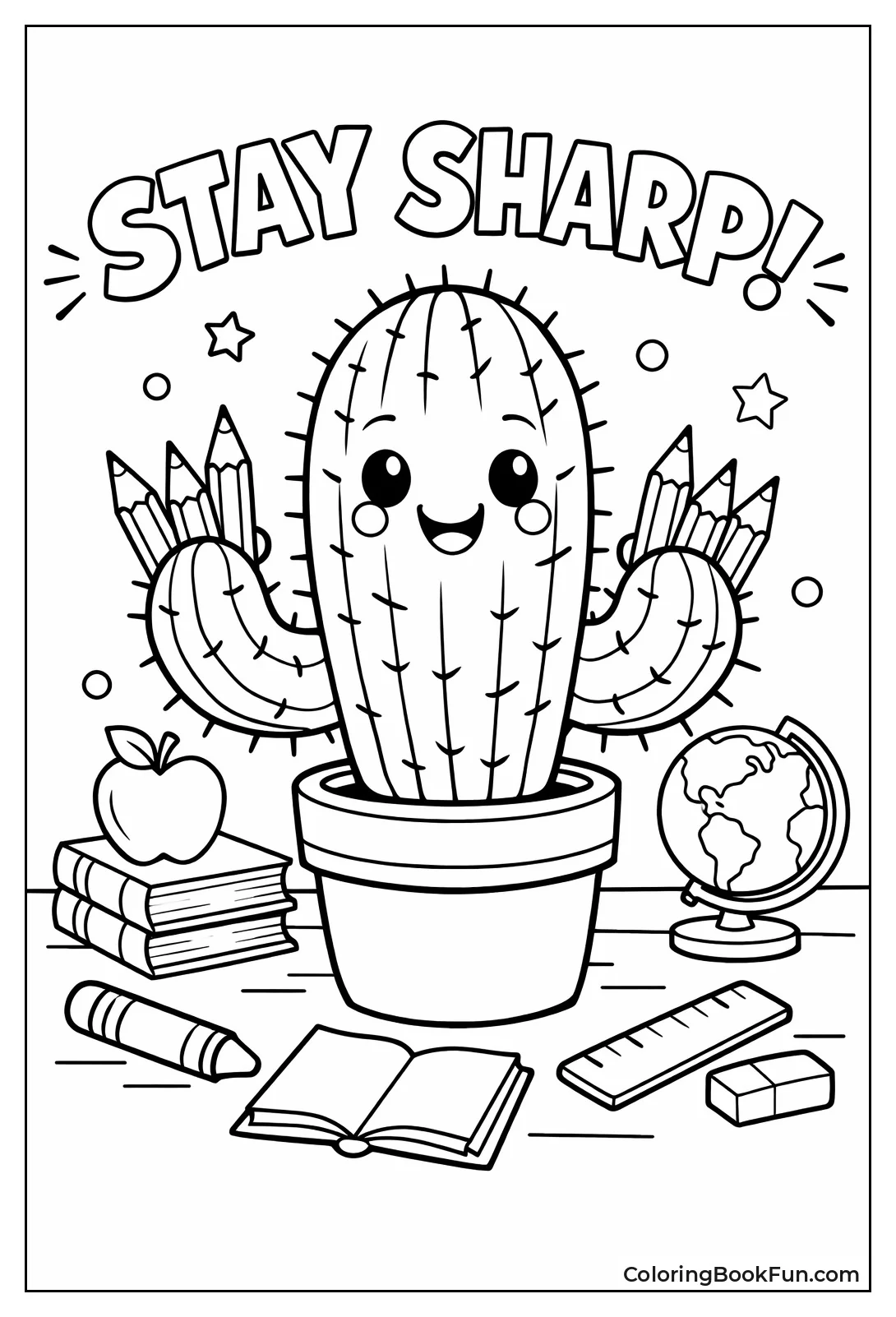 Cactus Pencil Holder