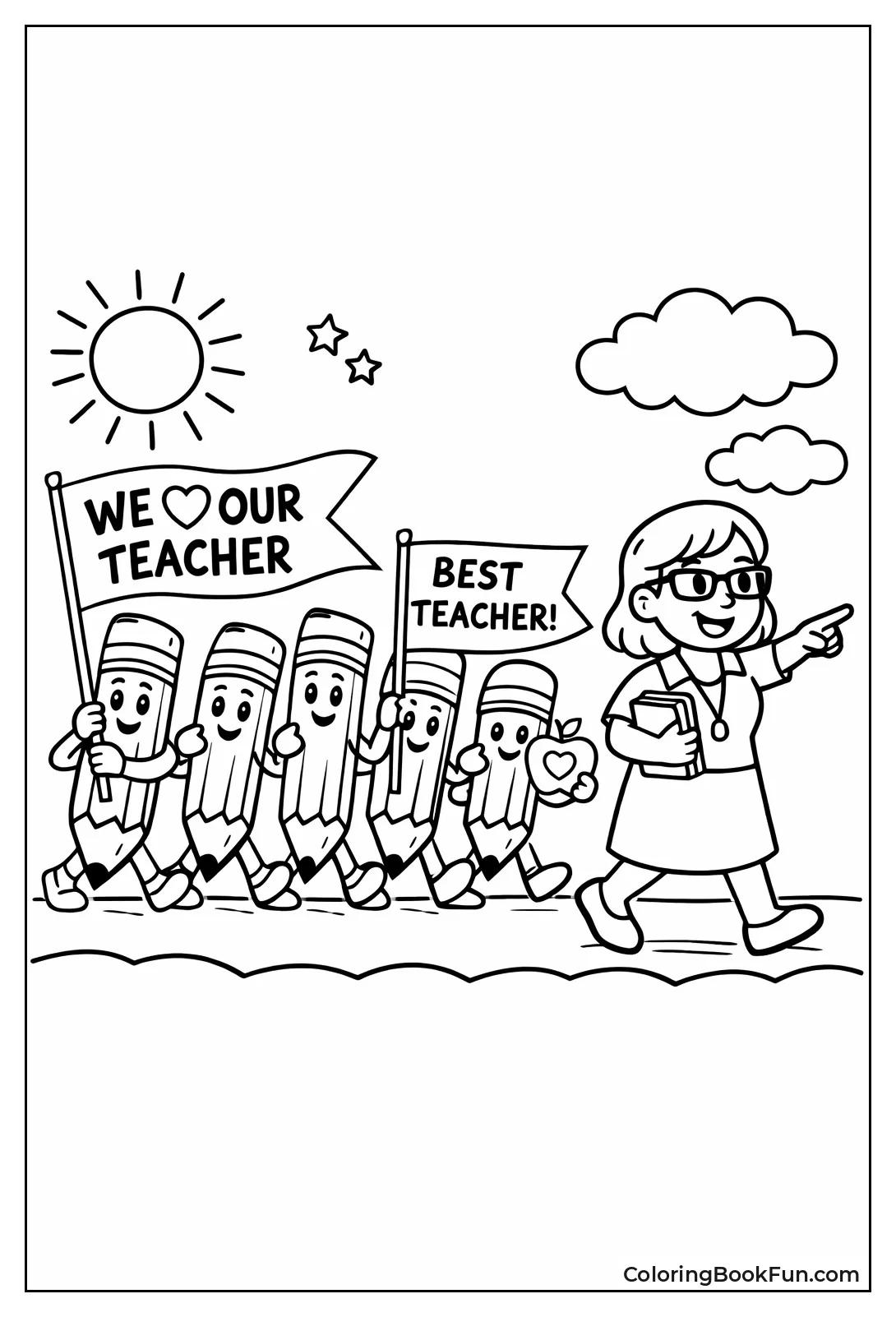 Marching Pencil Parade