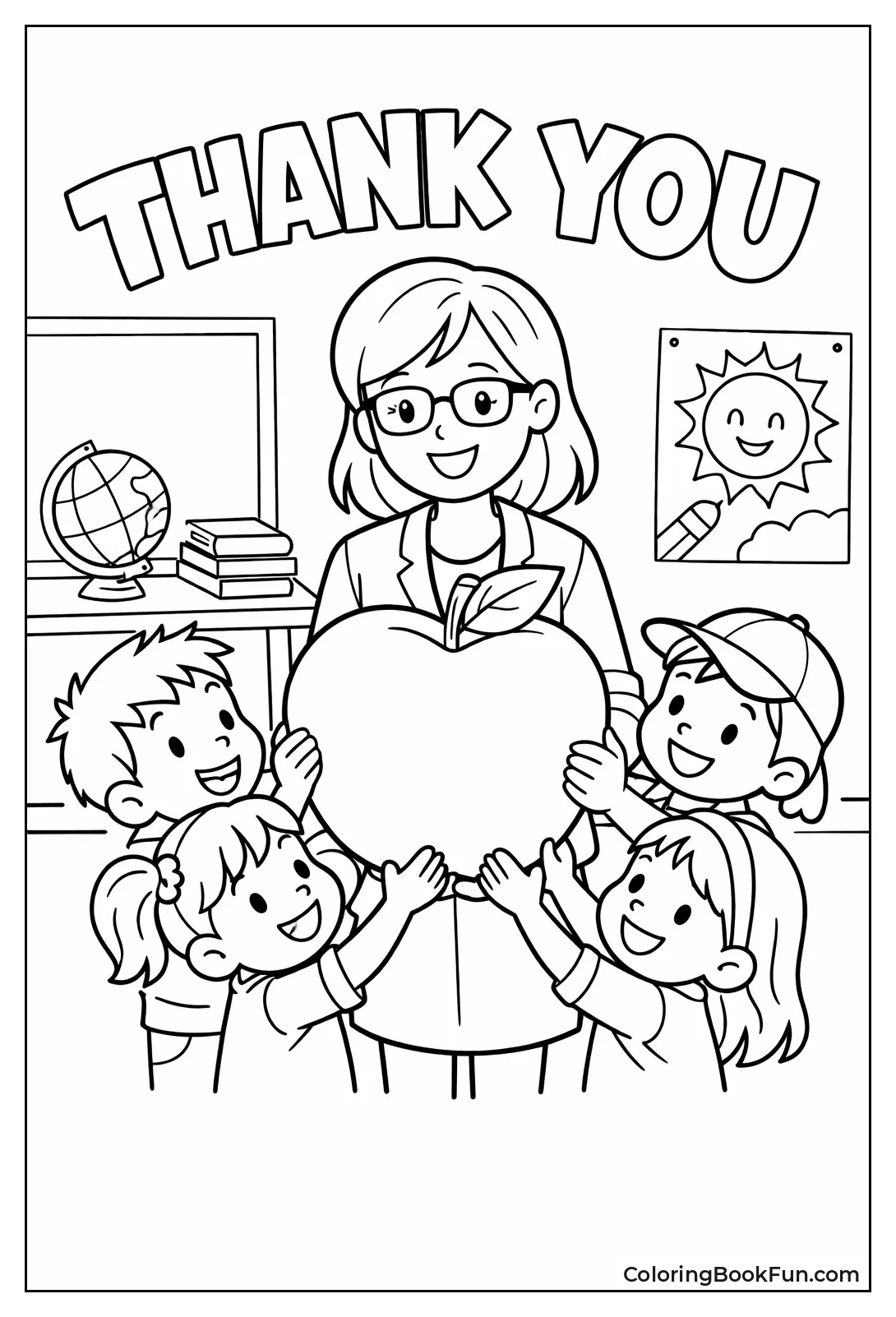 Students Presenting Apple