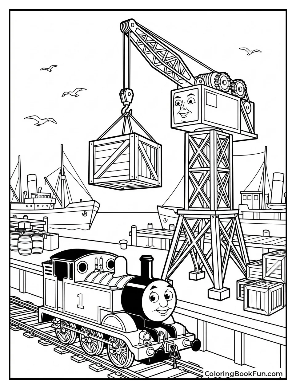 Cranky at Brendam Docks