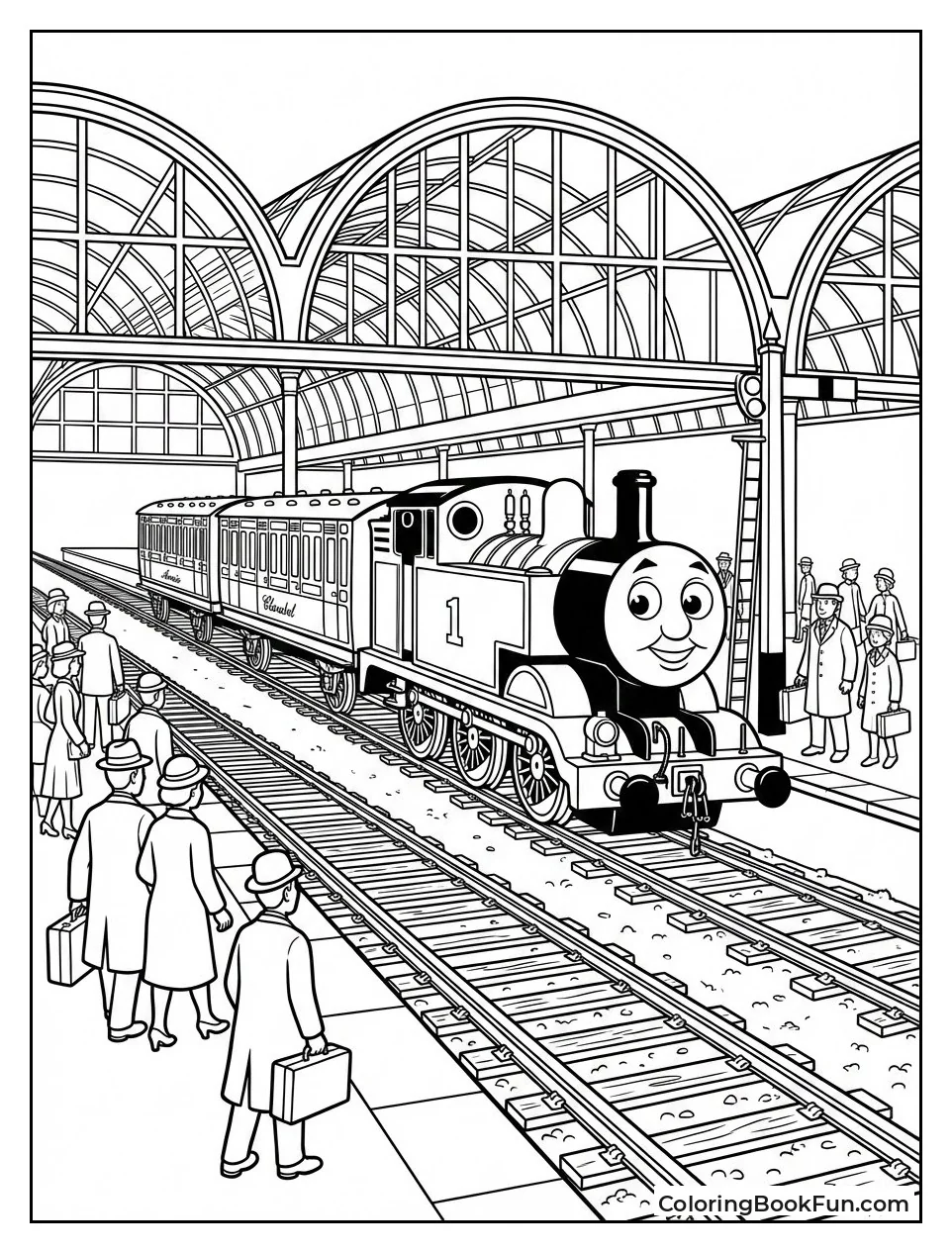 Knapford Station Busy