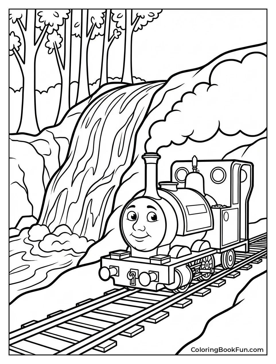 Skarloey Waterfall