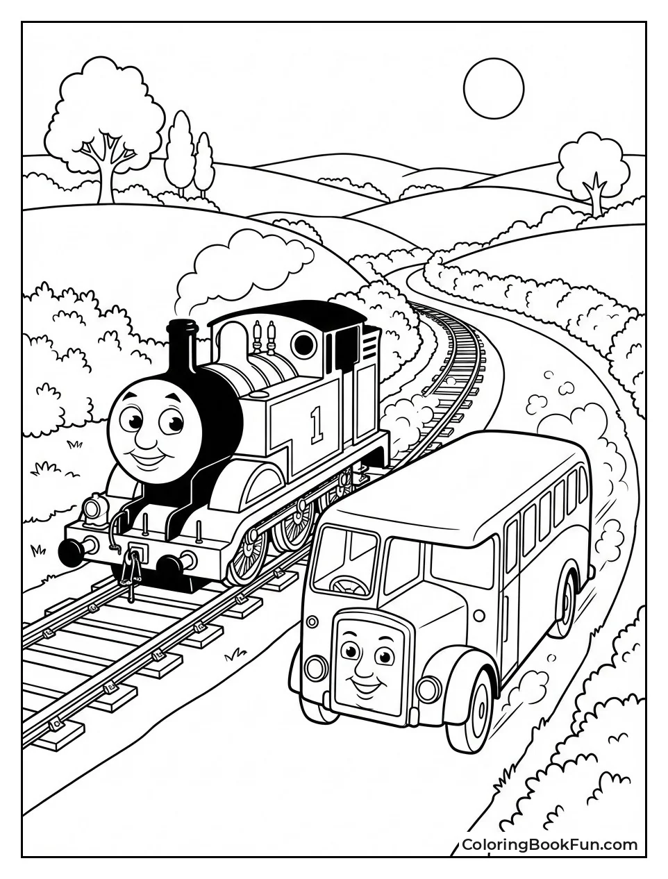 Thomas and Bertie Race