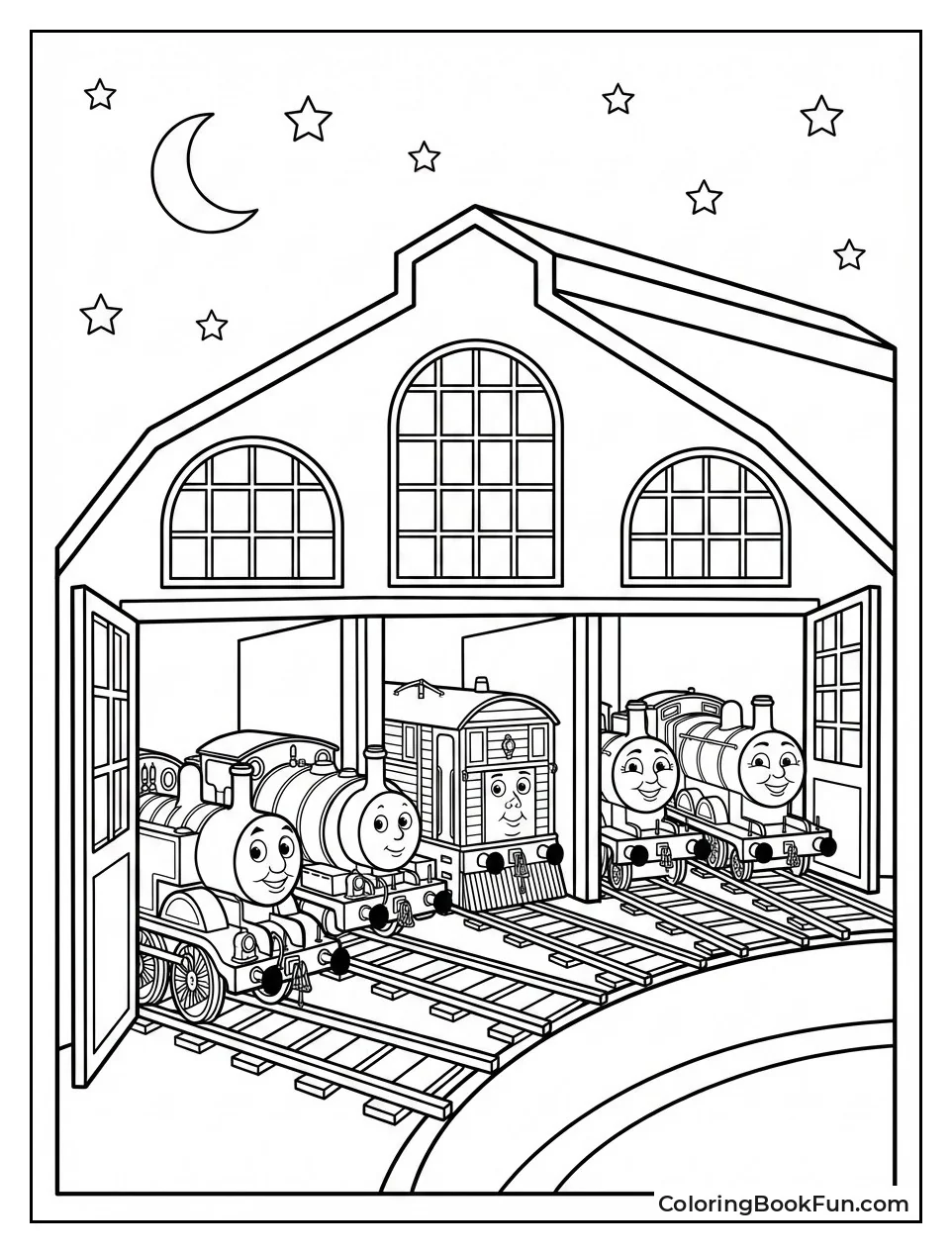 Tidmouth Sheds Sleepover