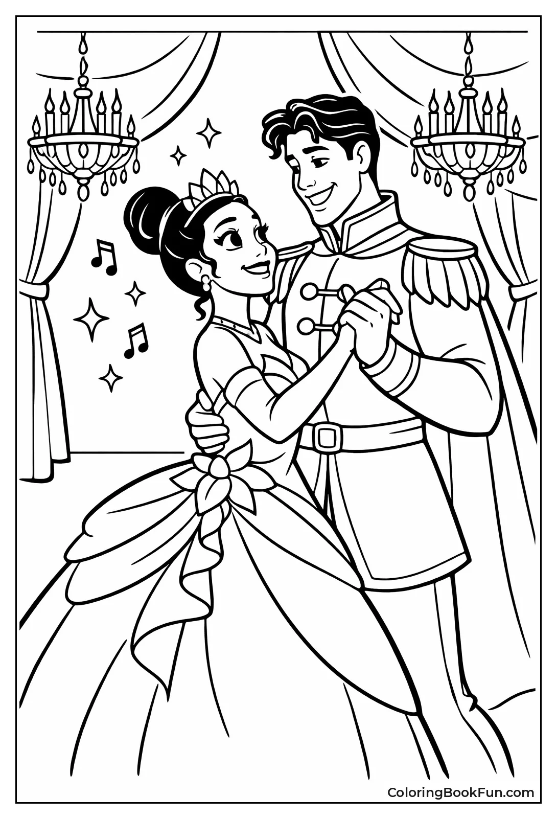 Tiana and Naveen Dance