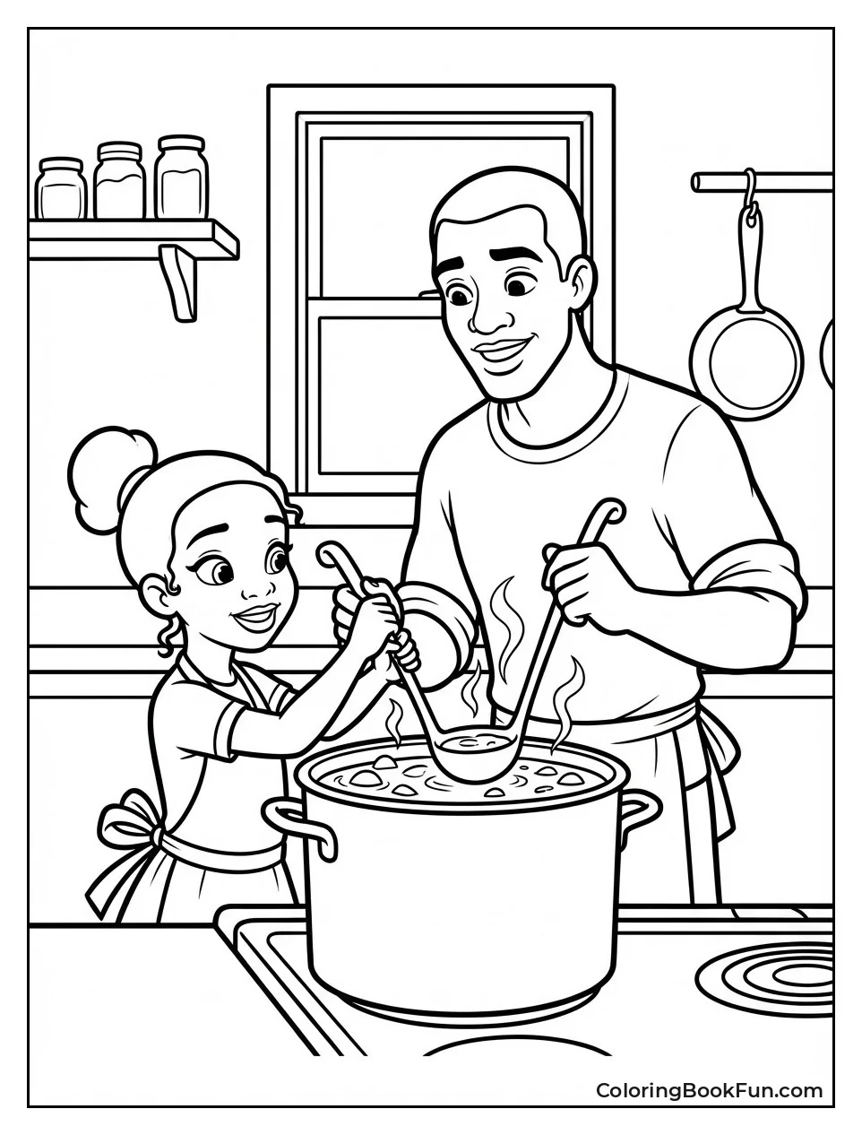 Cooking with Daddy