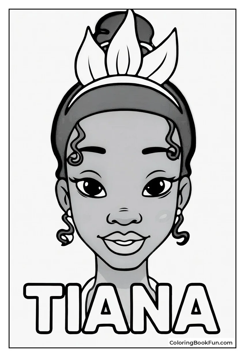 Tiana Face Closeup
