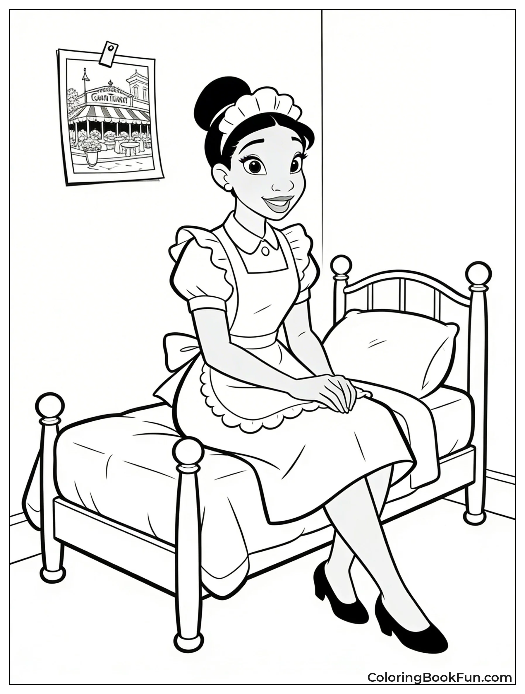 Tiana's Childhood Bedroom