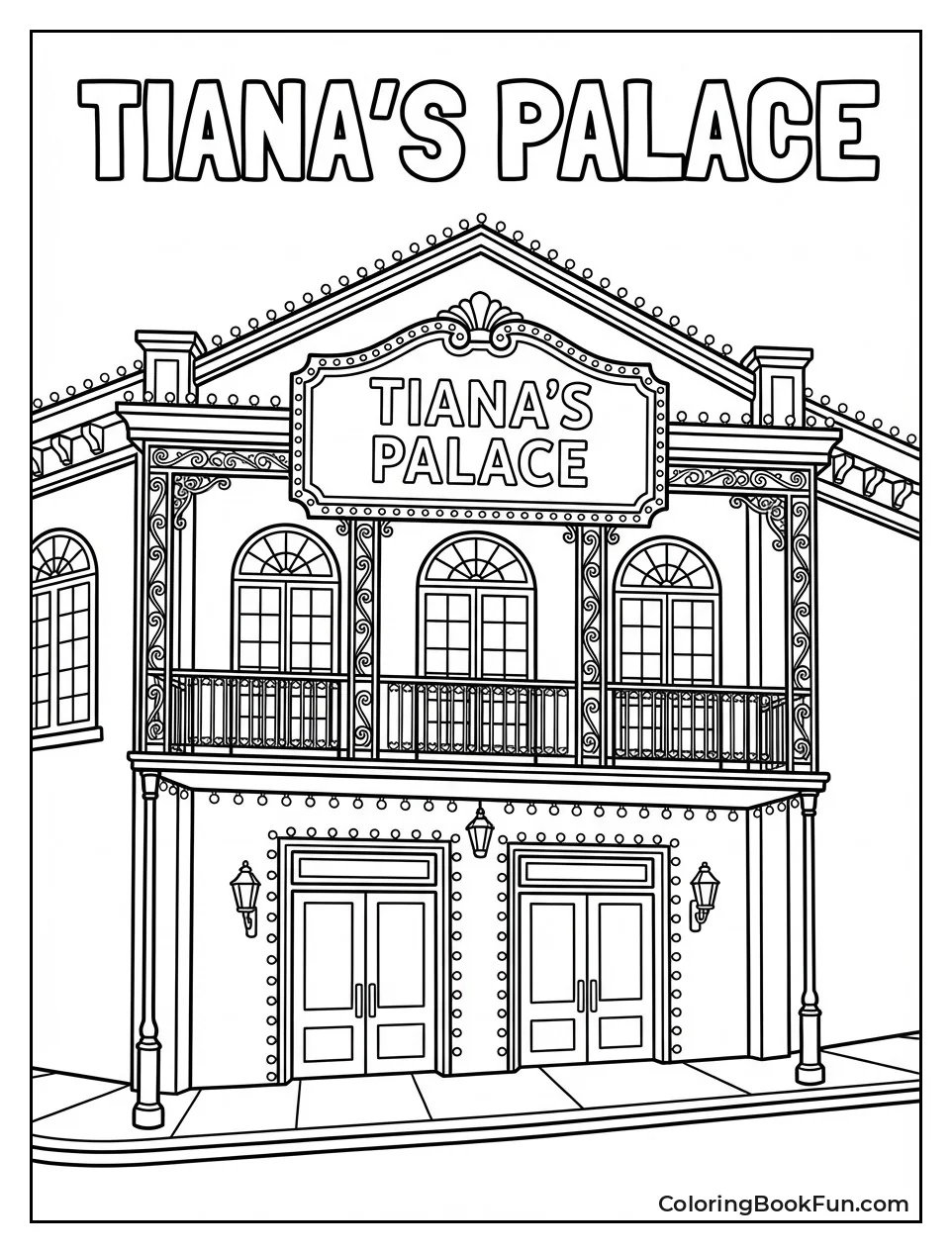 Tiana's Palace Exterior
