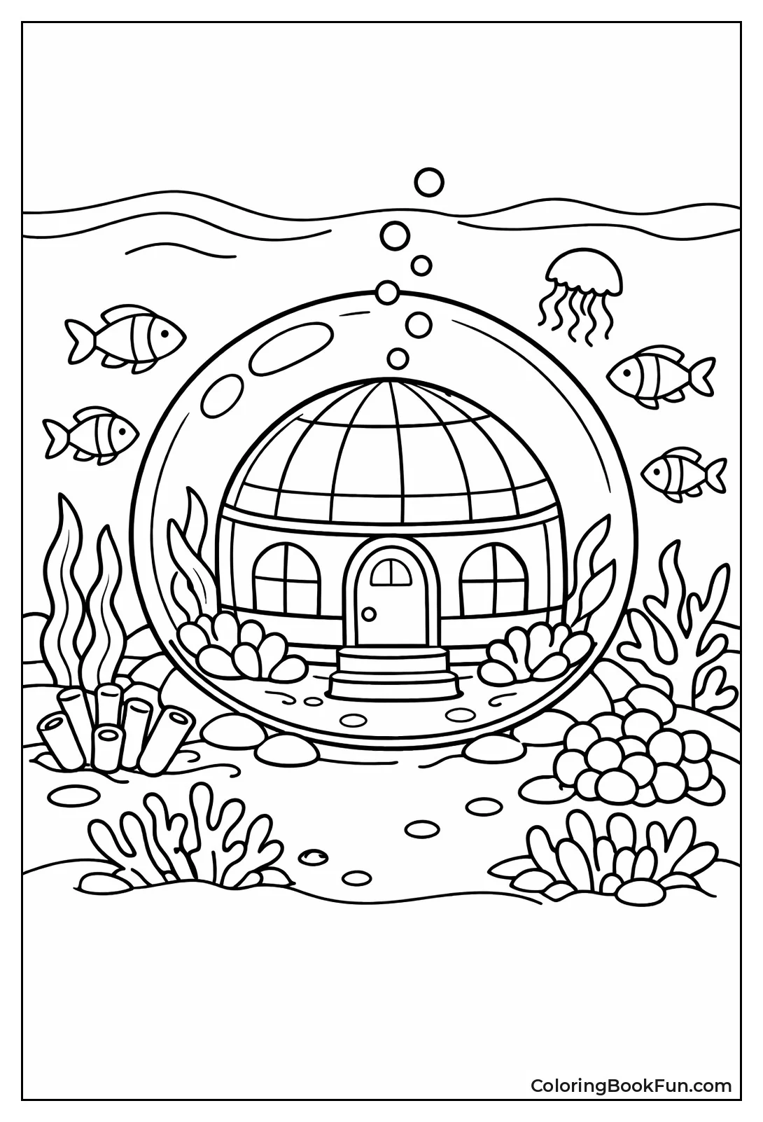 Underwater Bubble House