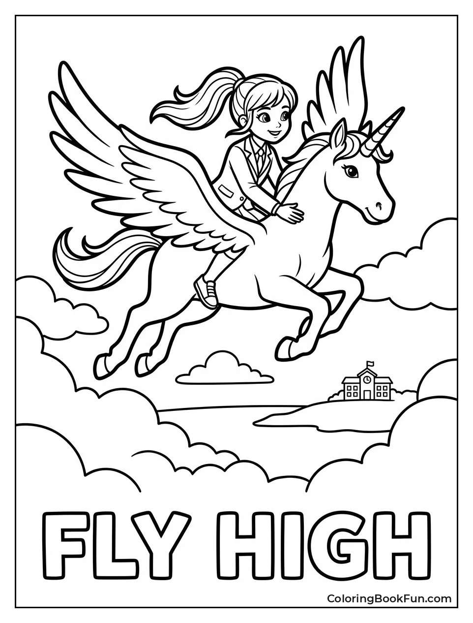 Sophia and Wildstar Flying