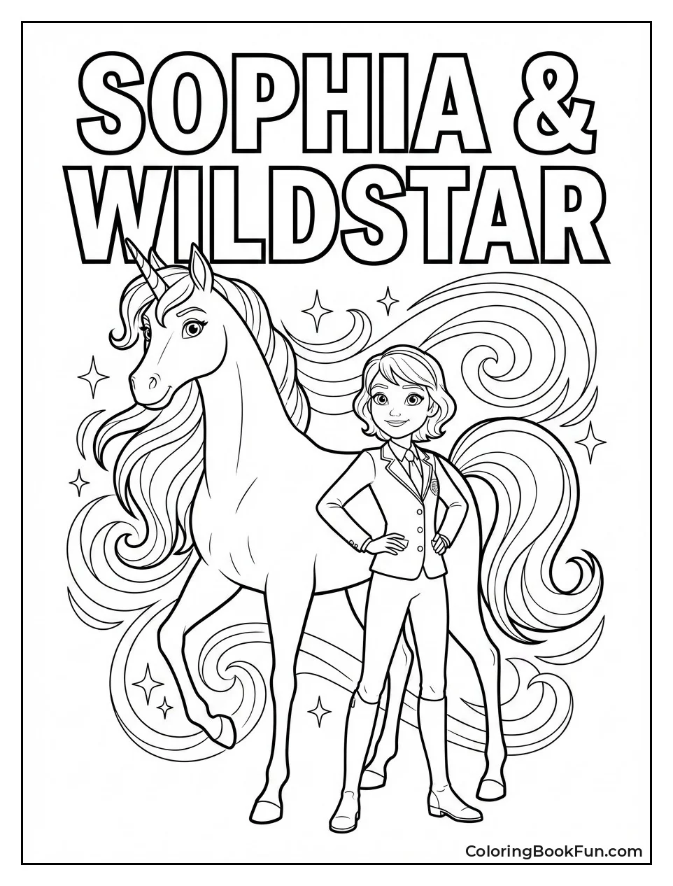 Sophia and Wildstar Portrait