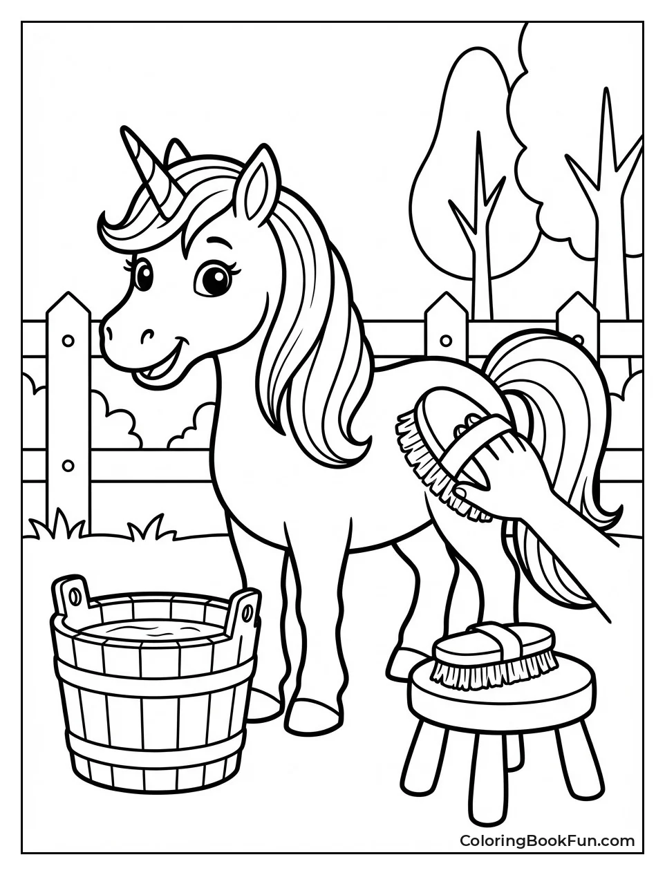 Unicorn Grooming Day