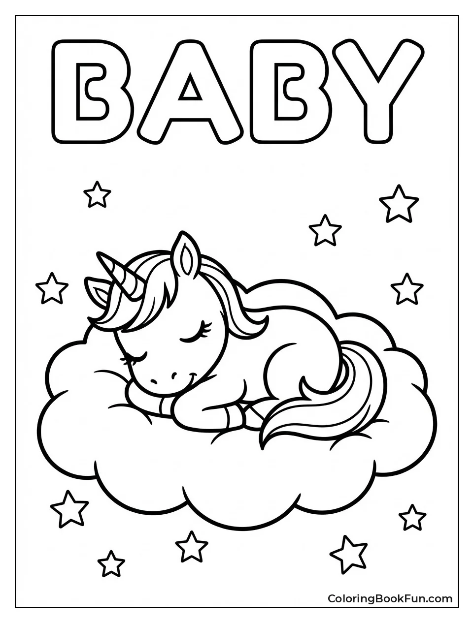 Baby Unicorn Cuddle