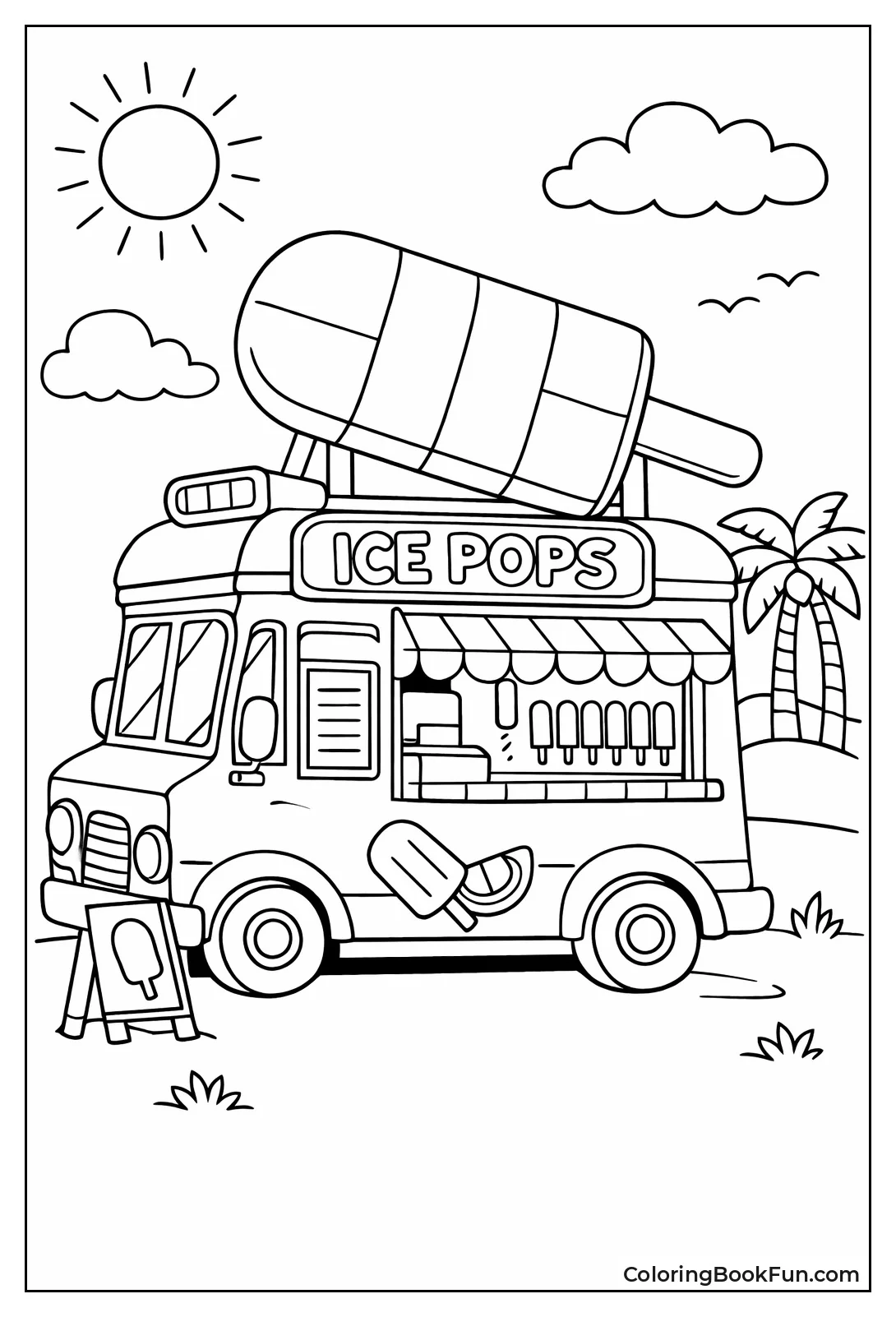 Vintage Popsicle Truck