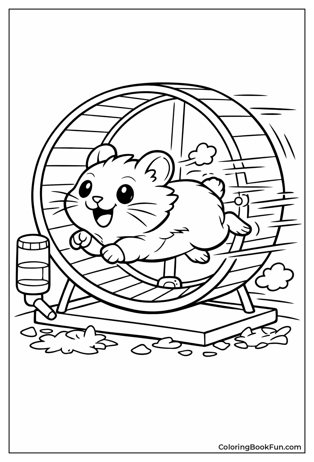 Wheel Running Hamster