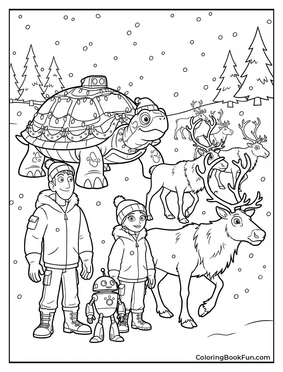 Arctic Reindeer Holiday