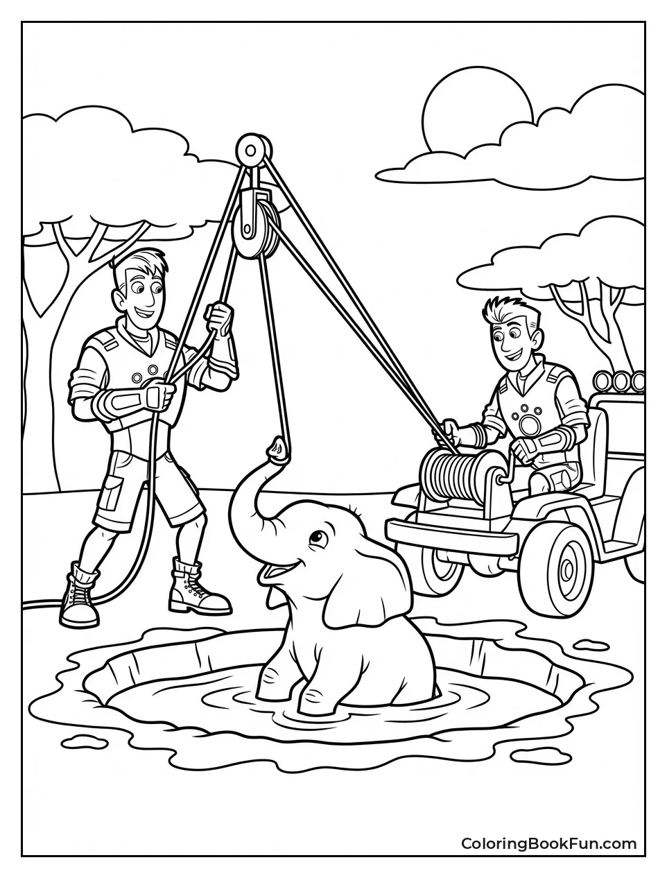 Elephant Calf Rescue