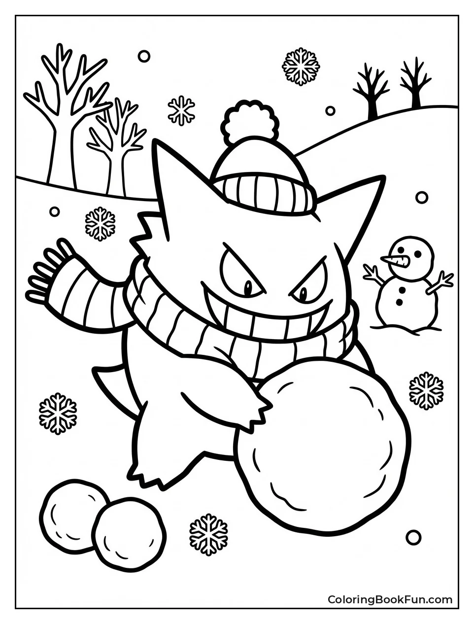 Winter Scarf Gengar
