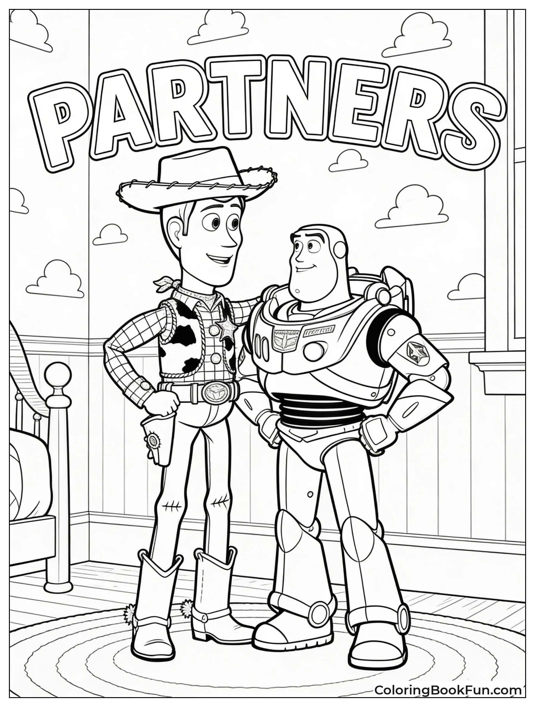 Woody and Buzz Fist Bump