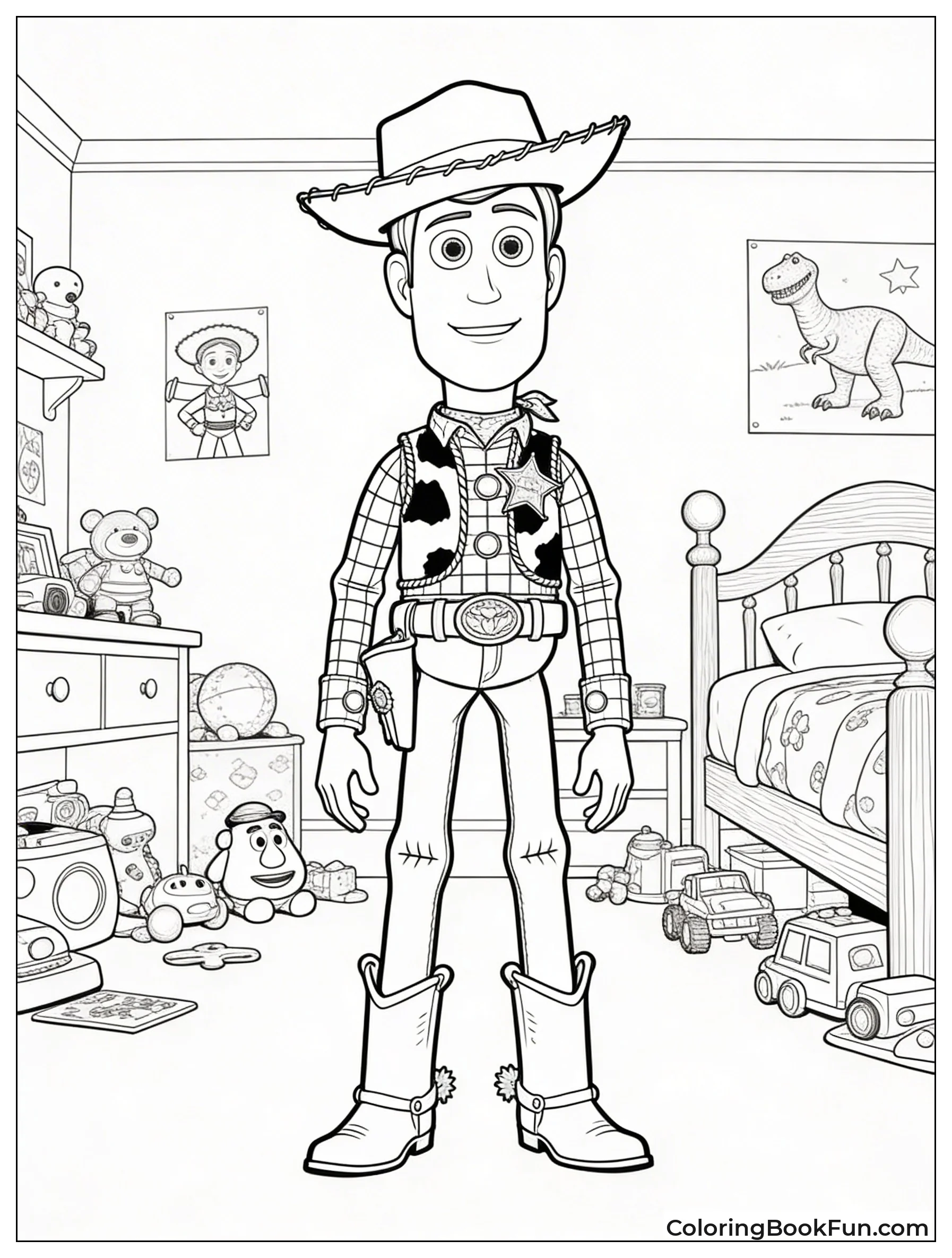 Andy's Bedroom Scene