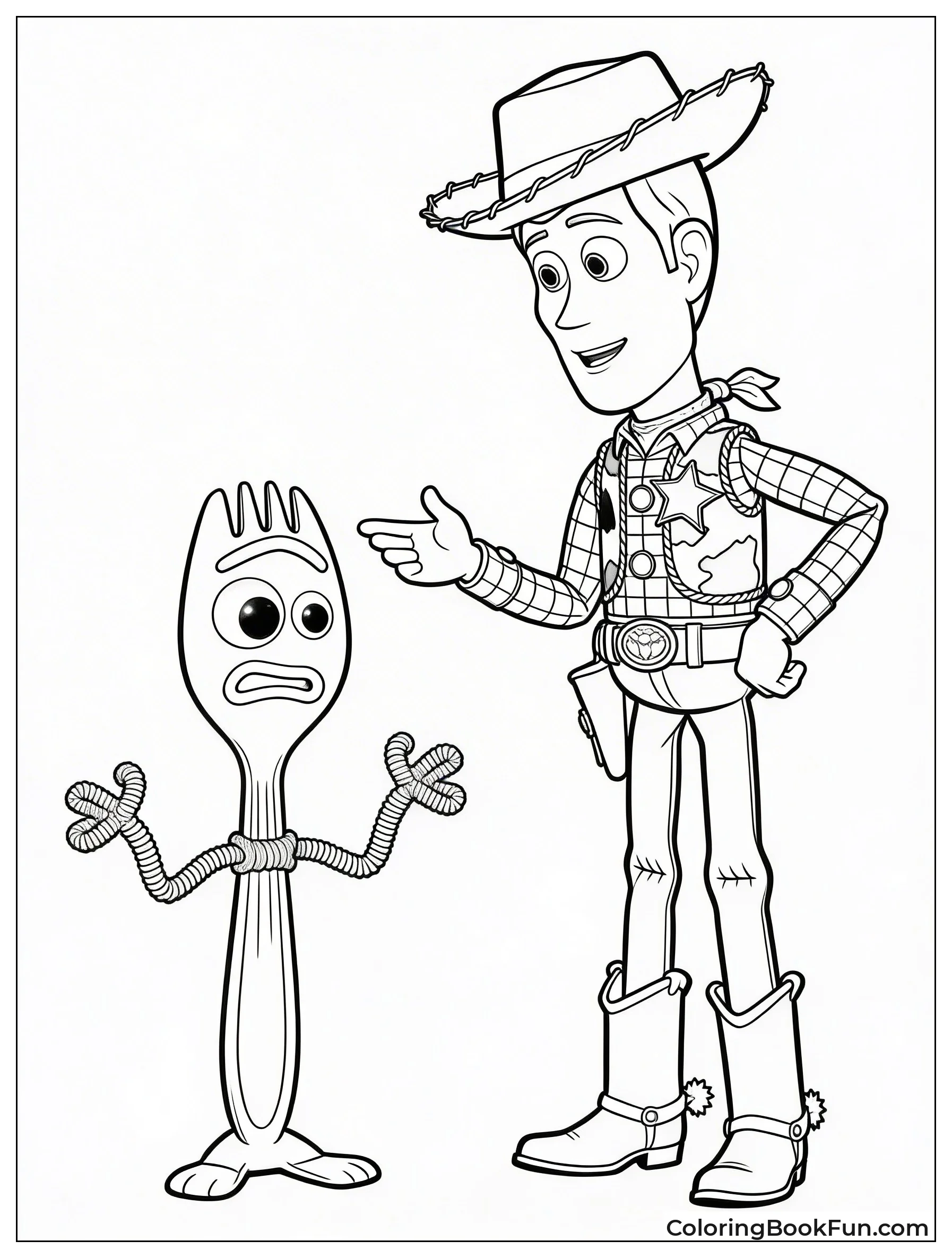 Woody Teaching Forky