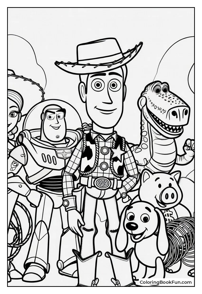 Toy Story Group Photo