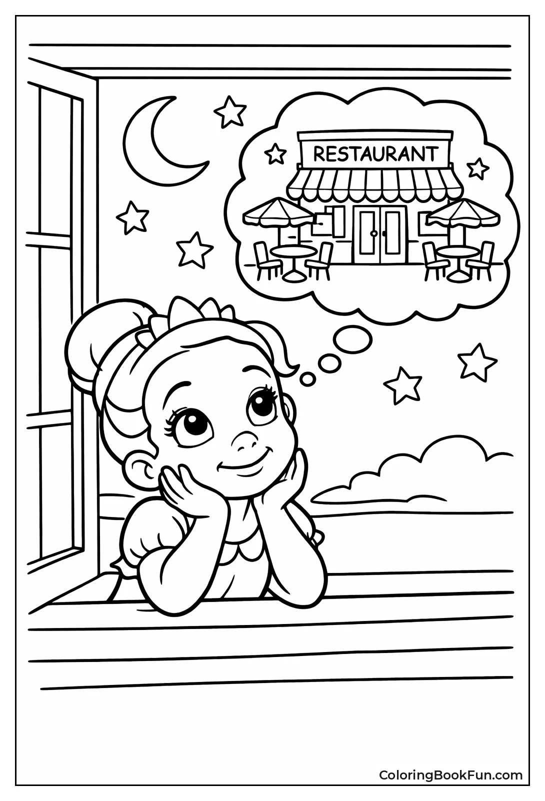 Young Tiana Dreaming