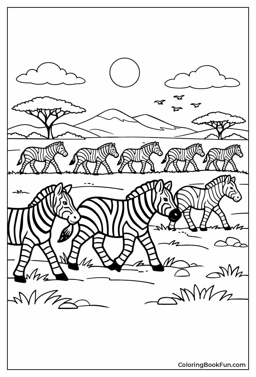 Herd Migration Scene