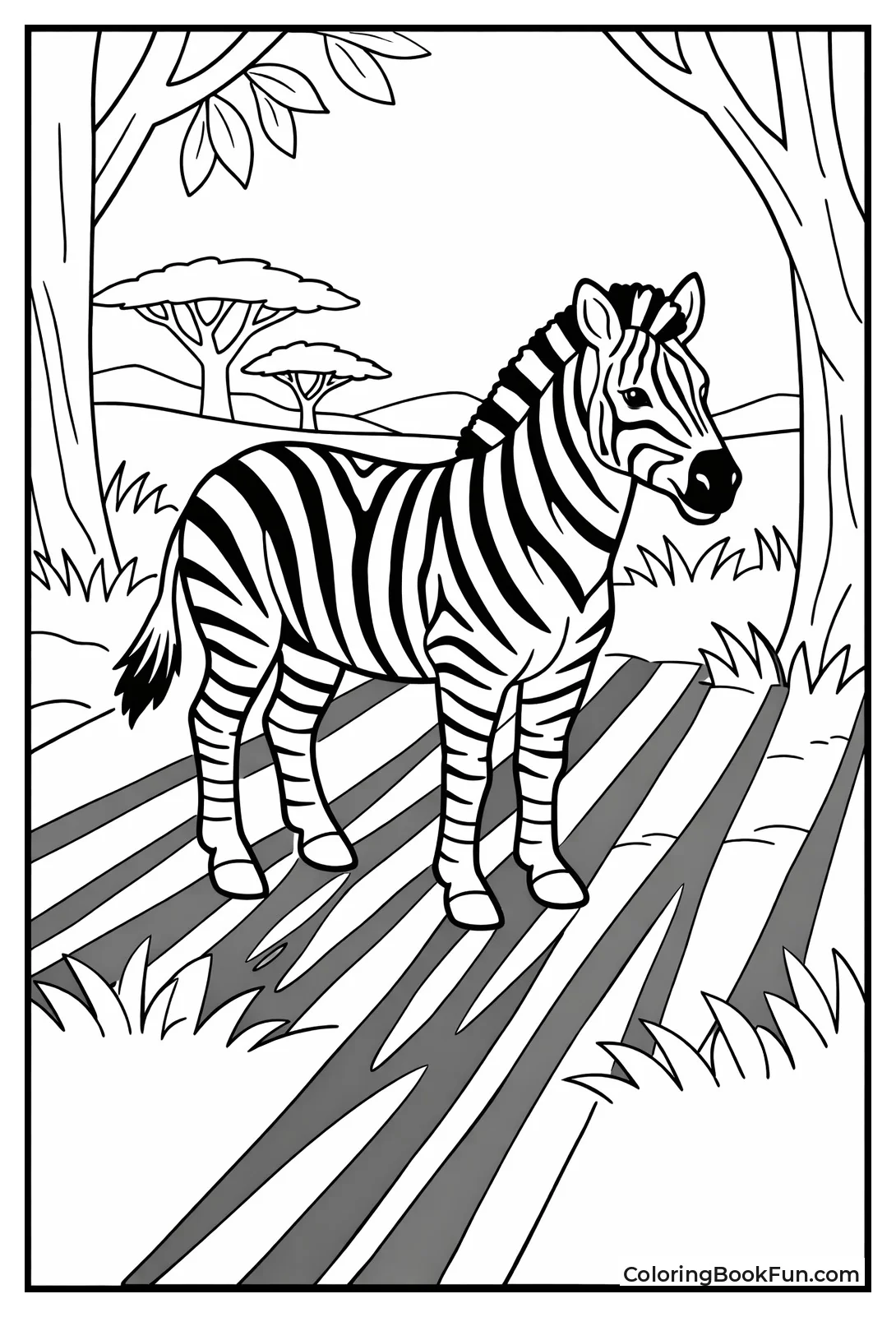 Zebra Pattern Camouflage