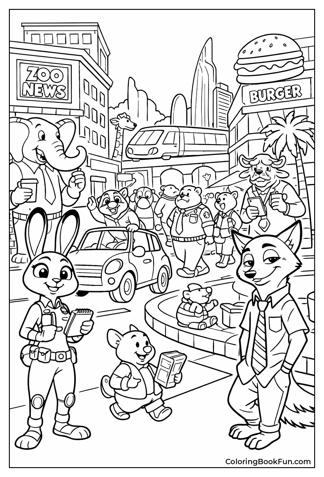 Zootopia City Streets