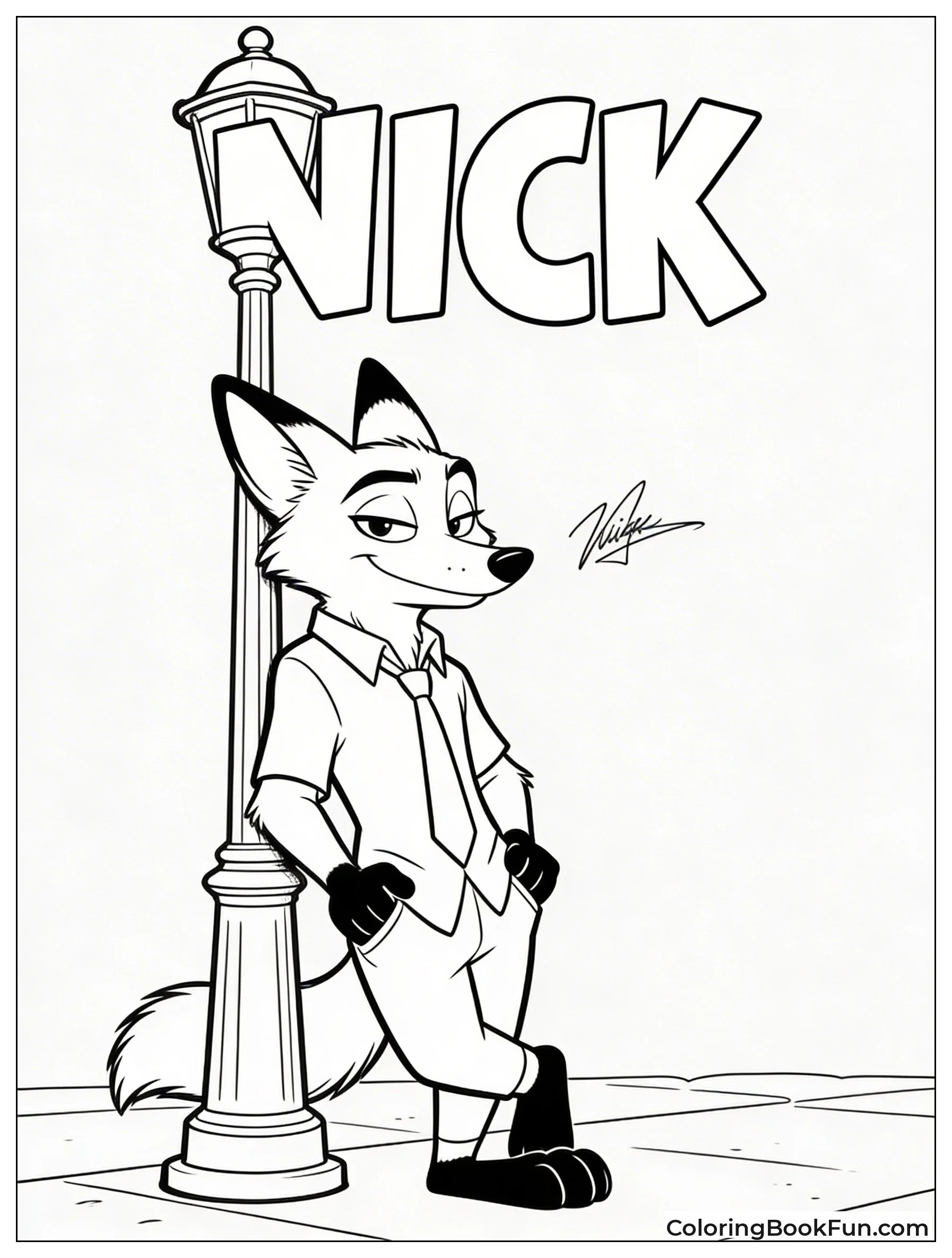 Nick Wilde Smirk
