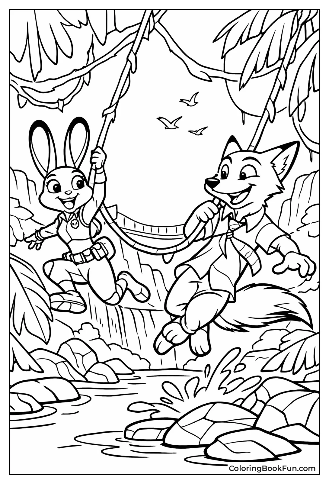 Rainforest Vine Swing