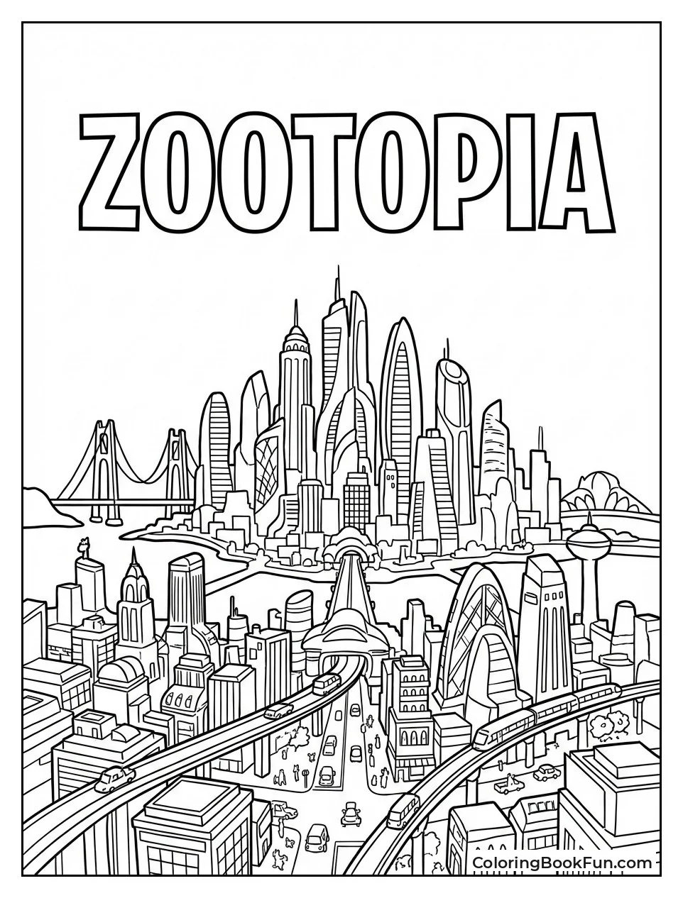 Zootopia Skyline
