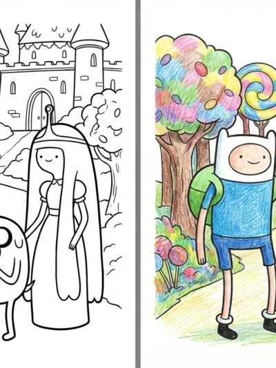 Adventure Time coloring pages