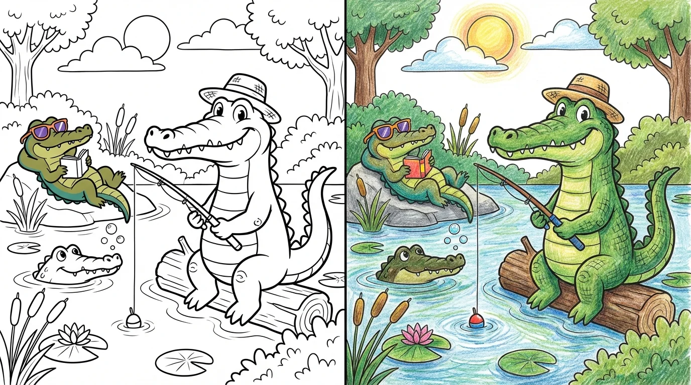 59 Alligator Coloring Pages (Free PDFs)