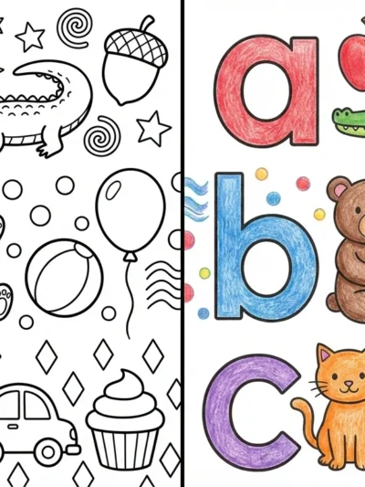 Alphabet Lowercase coloring pages