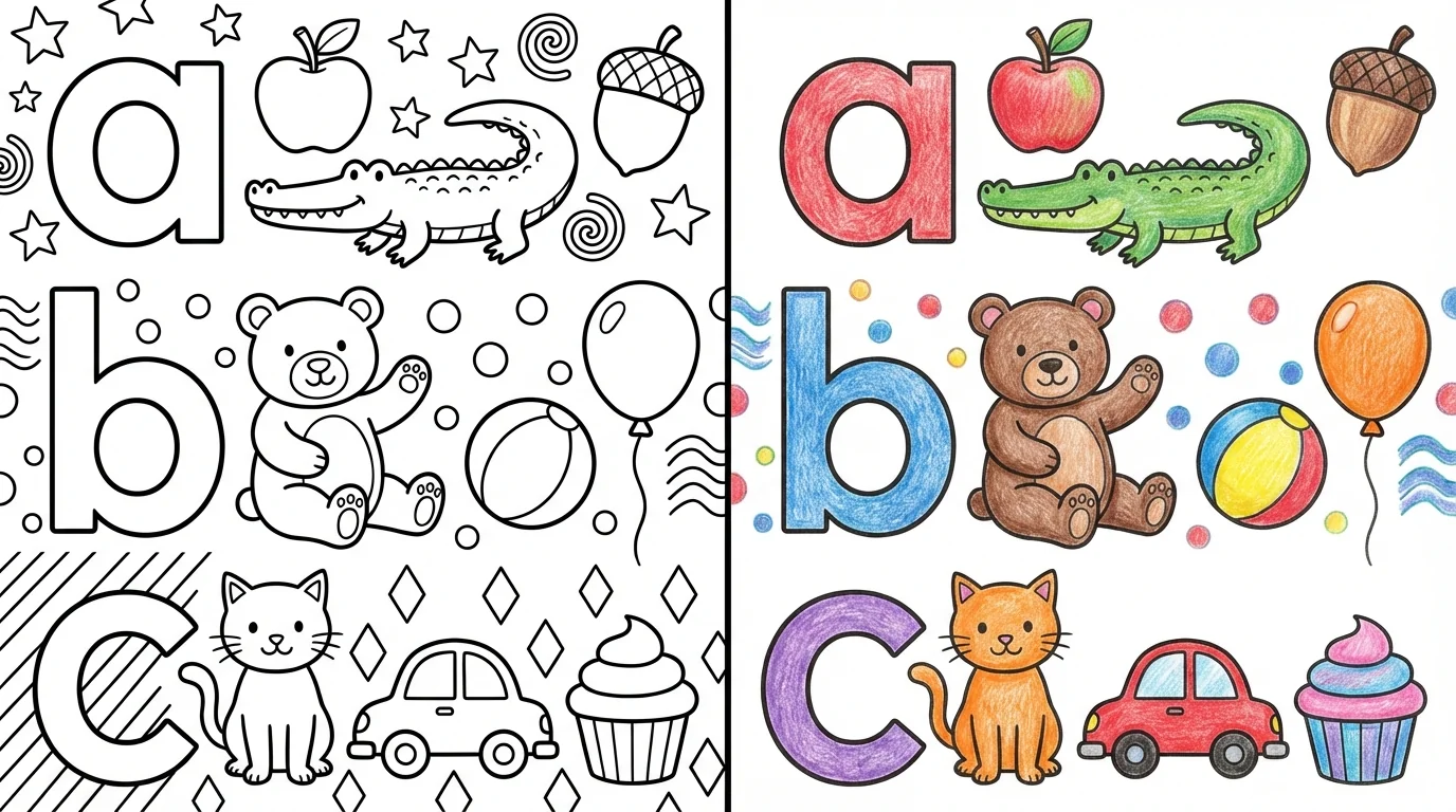 45 Alphabet Lowercase Coloring Pages (Free PDFs)