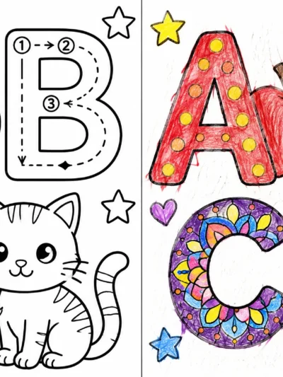 Alphabet Uppercase coloring pages