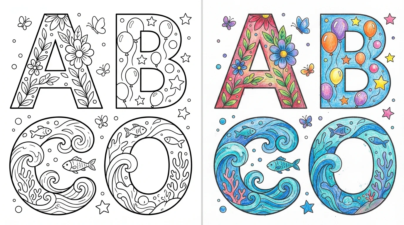 49 Alphabet Uppercase Coloring Pages (Free PDFs)