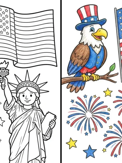 American Flag coloring pages