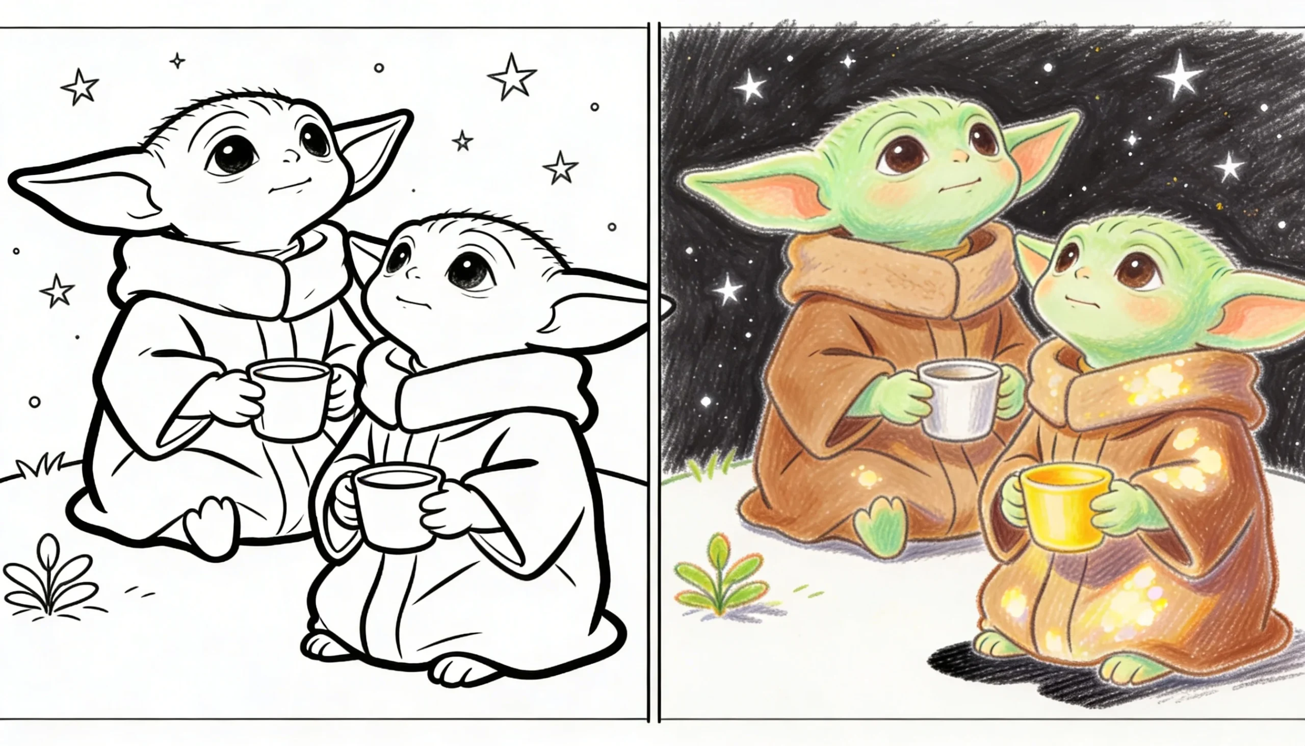 62 Baby Yoda Coloring Pages (Free PDFs)