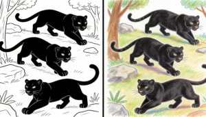 black panther coloring pages