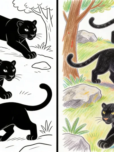 Black Panther coloring pages
