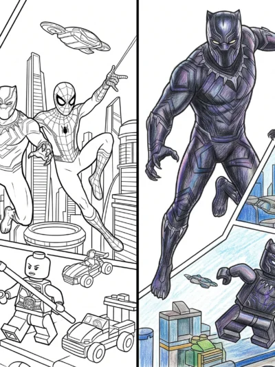 Black Panther coloring pages