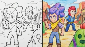 brawl stars coloring pages